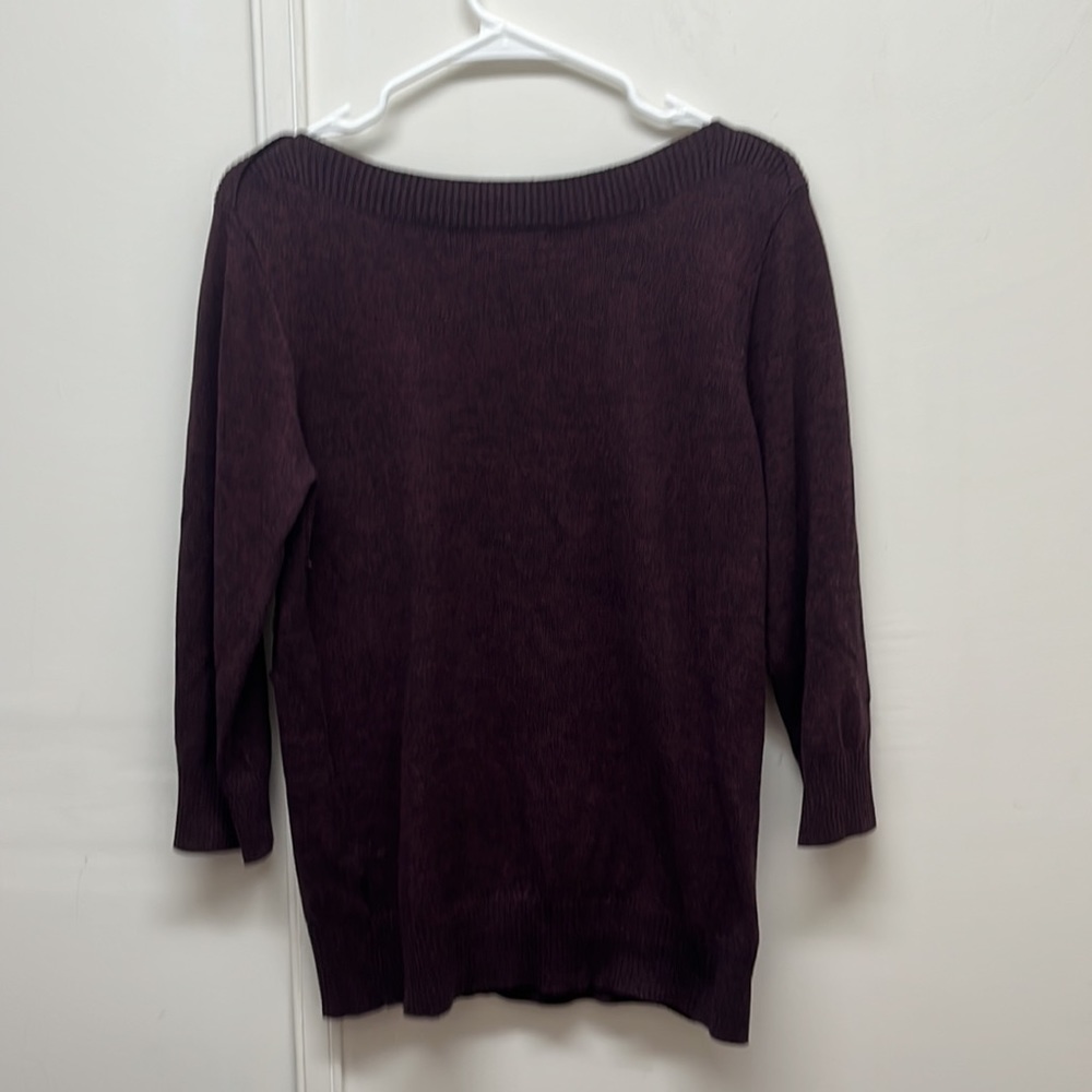 Roz & Ali 3/4 Sweater - Size M View 6
